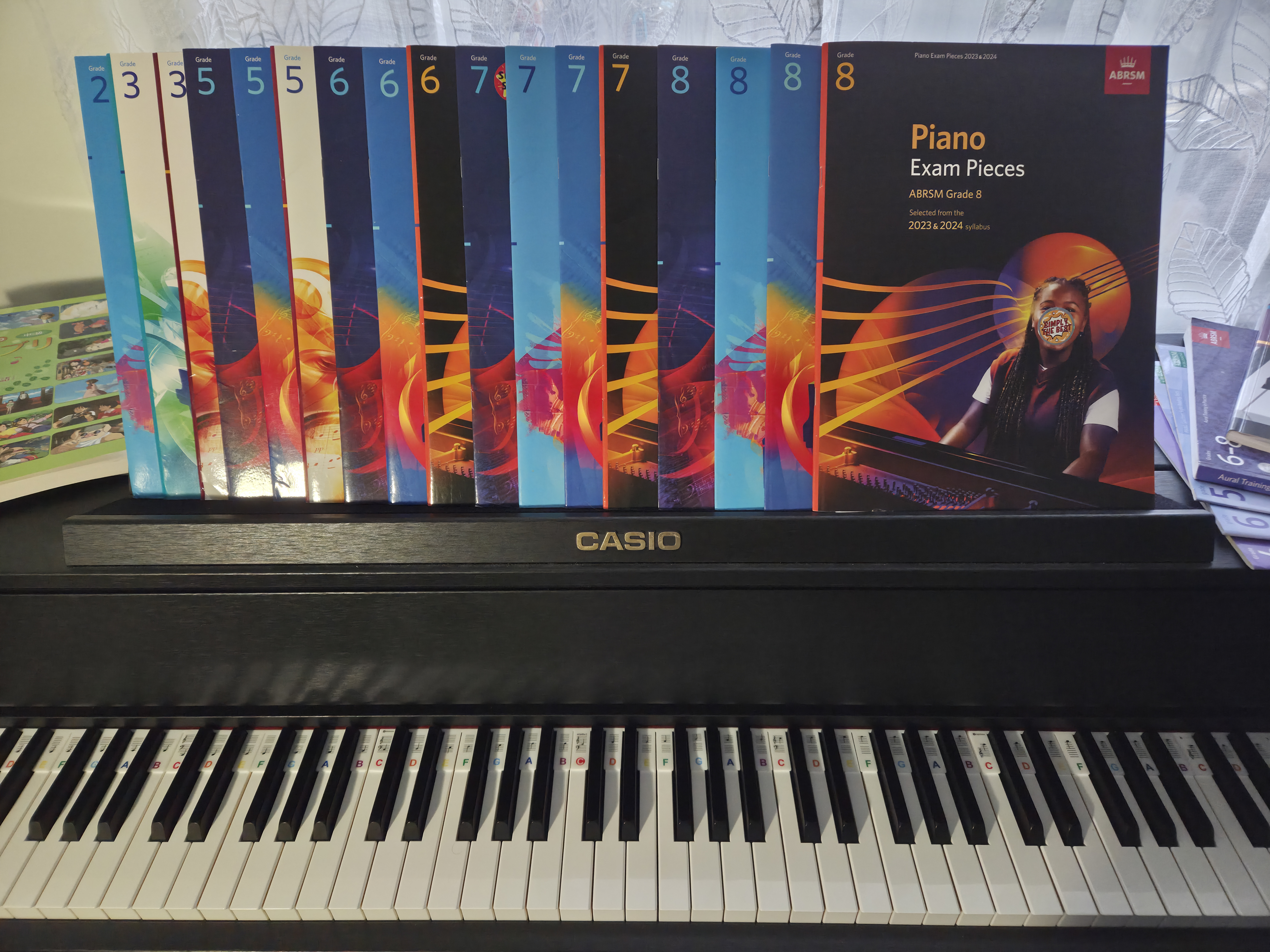 Piano teaching materials for piano lessons in Coventry at Studio 88